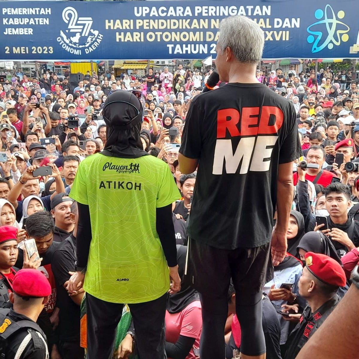 GPGP Jember Sambut Ganjar : Ayo Bersatu Untuk Indonesia